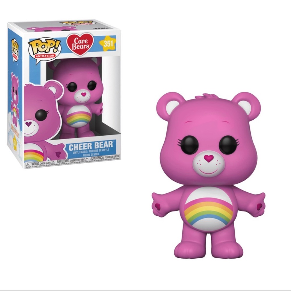Funko Pop! Care Bears Cheer Bear Figure - Vibrant Pink